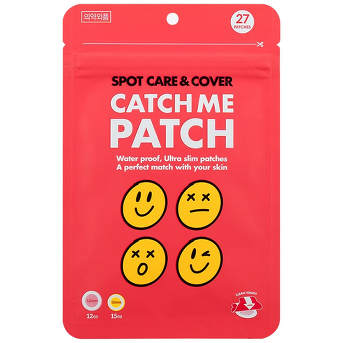 CATCH ME PATCH Spot Care & Cover 27 Patches x 7ea