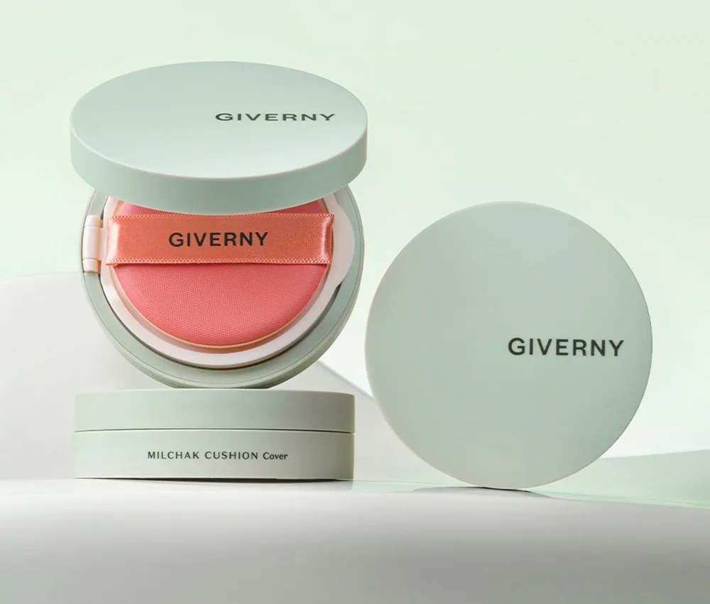 Giverny Cushion Cover Cushion Foundation Set 12g + Refill 12g - Shade 17 Porcelain Detail