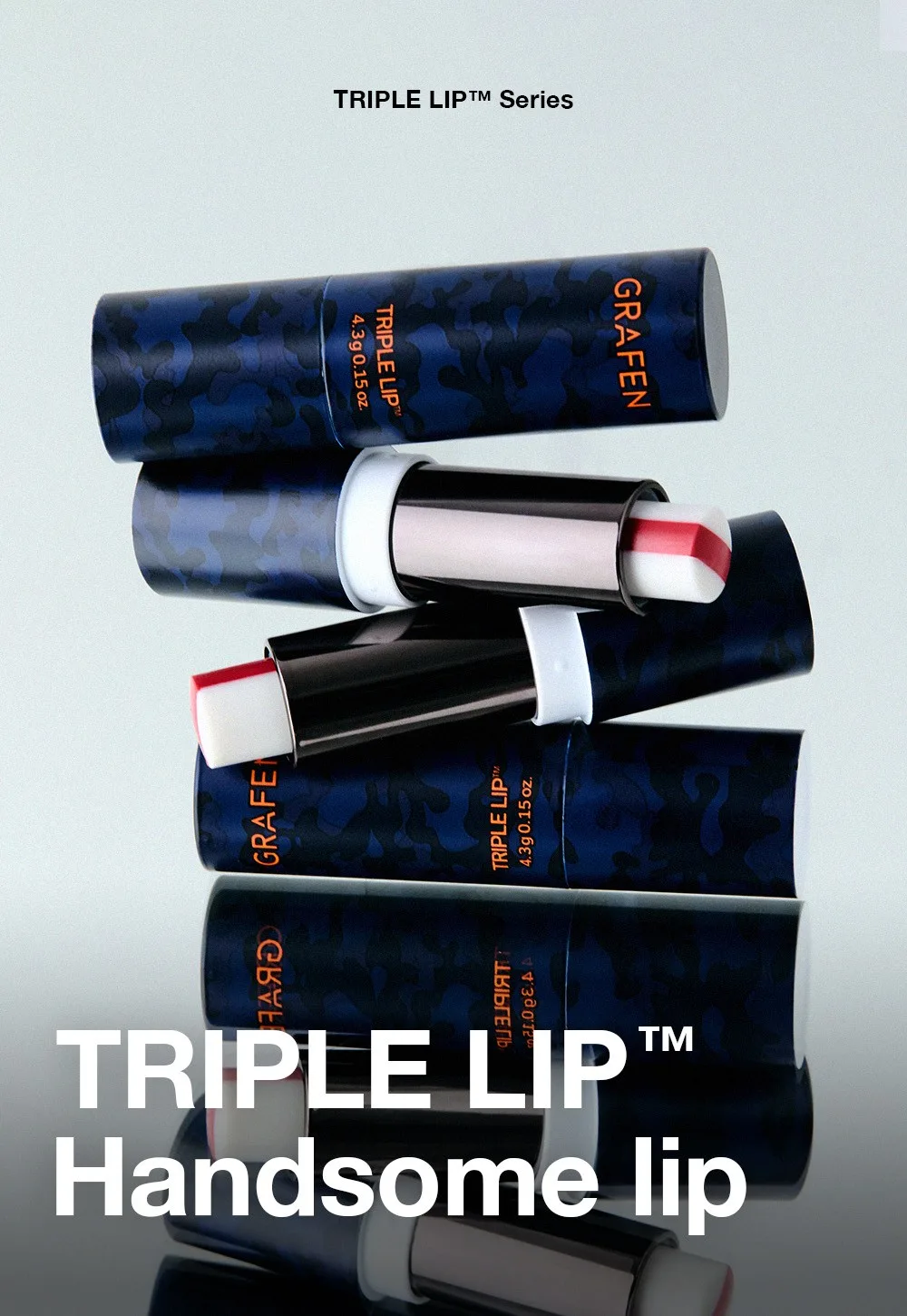 Grapen Triple Lip Men’s Lip Balm Handsome Lip 1 pc Detail