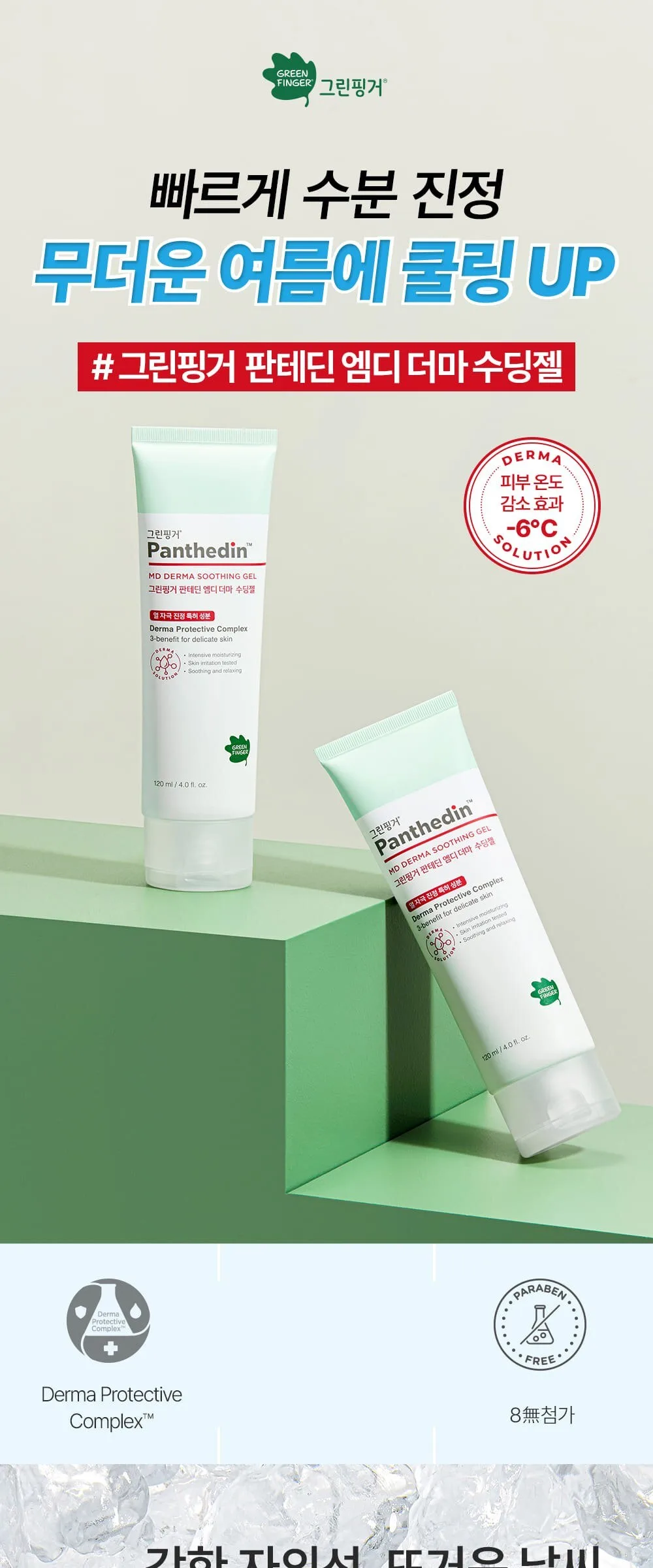 Greenfinger Panthedin MD Derma Soothing Gel 120ml Detail