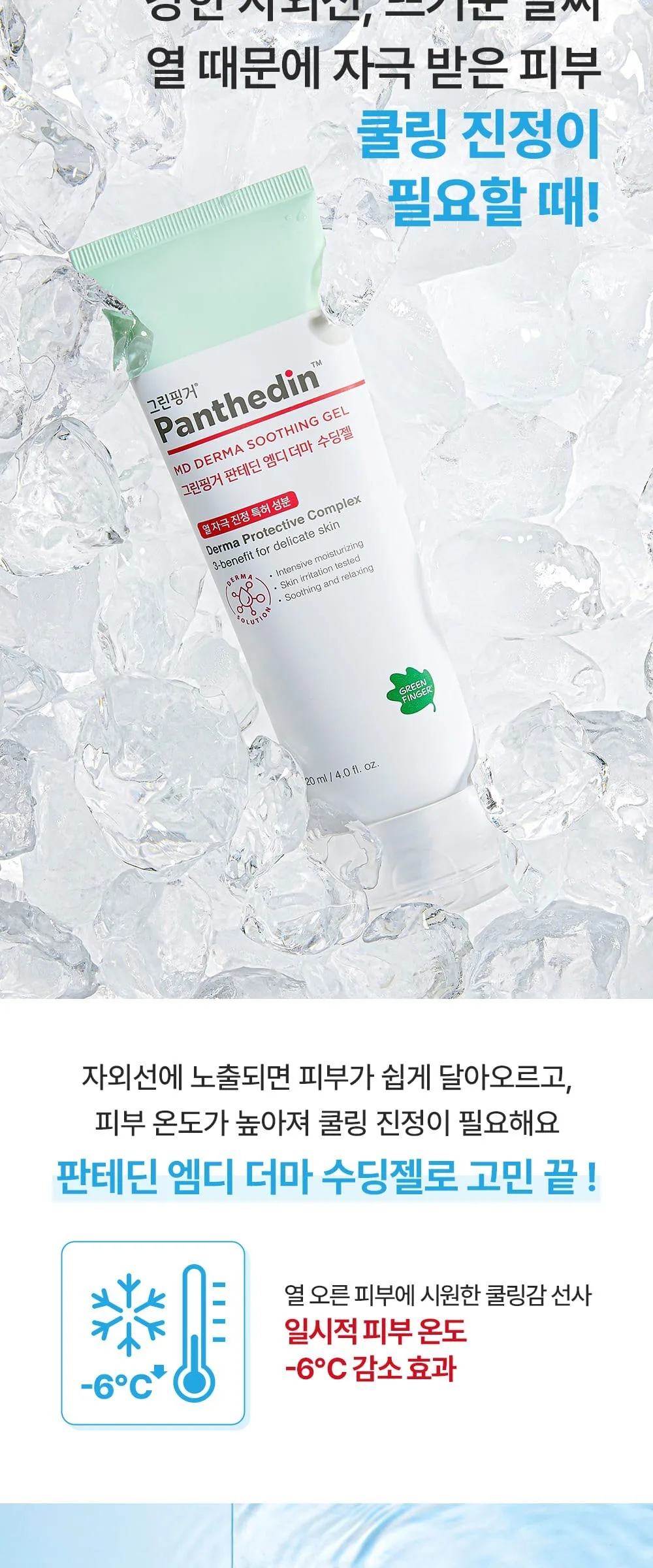 Greenfinger Panthedin MD Derma Soothing Gel 120ml Detail