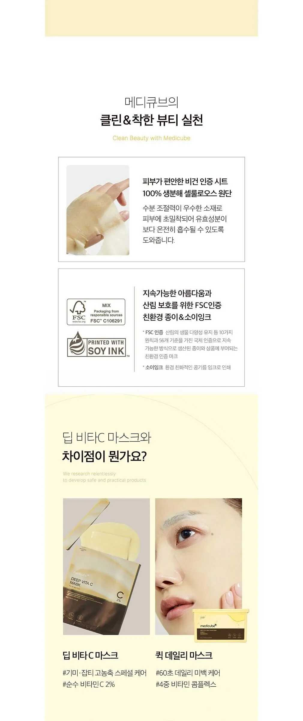 MEDICUBE Deep Vita C Daily Quick Mask 30pcs 350ml Detail