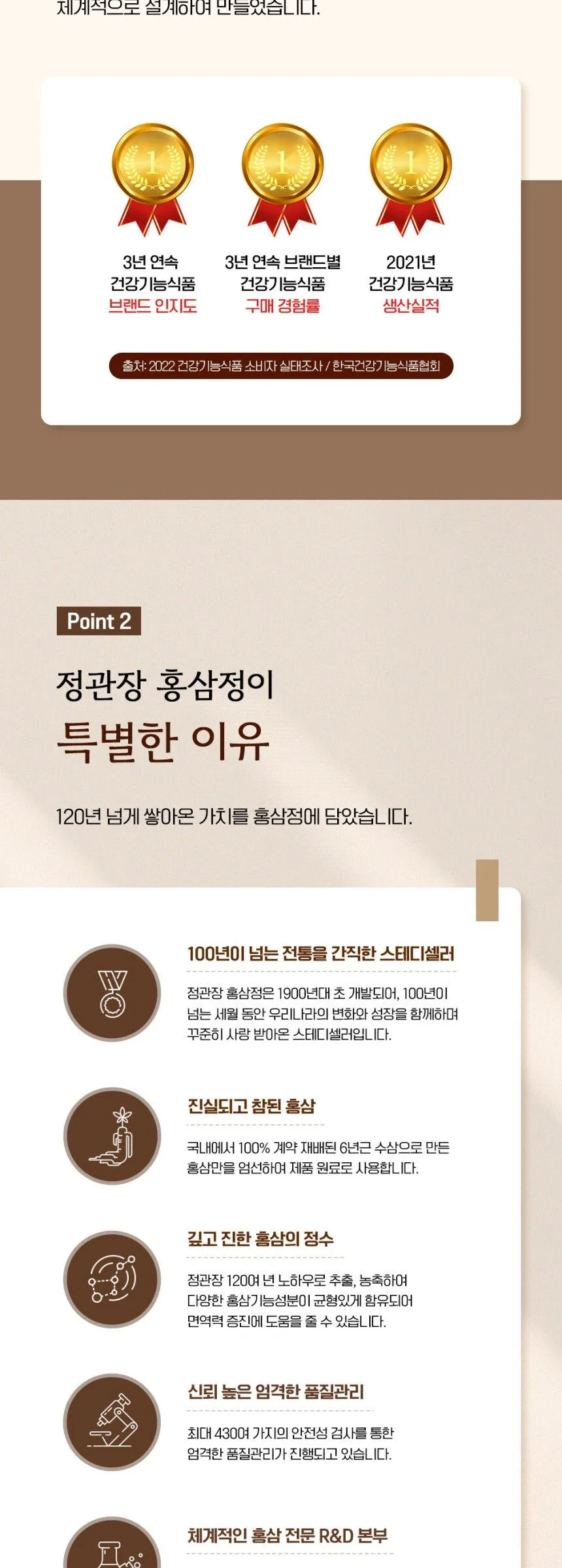 JUNG KWAN JANG Hongsamjung Tablet – Korean Red Ginseng Extract 500mg x 60 Tablets Detail