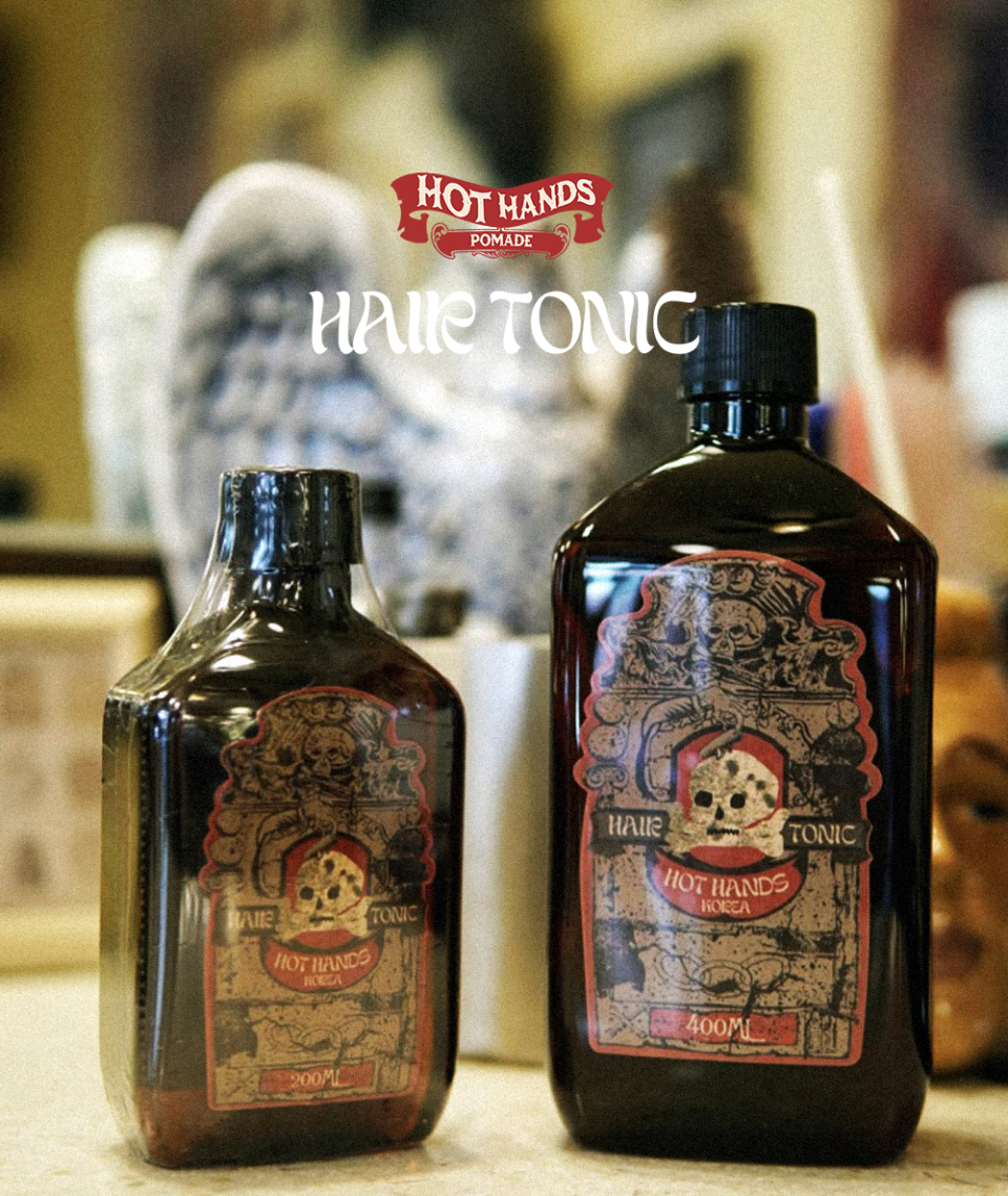 Hot-Hands Grooming Hair Tonic 200ml Detail