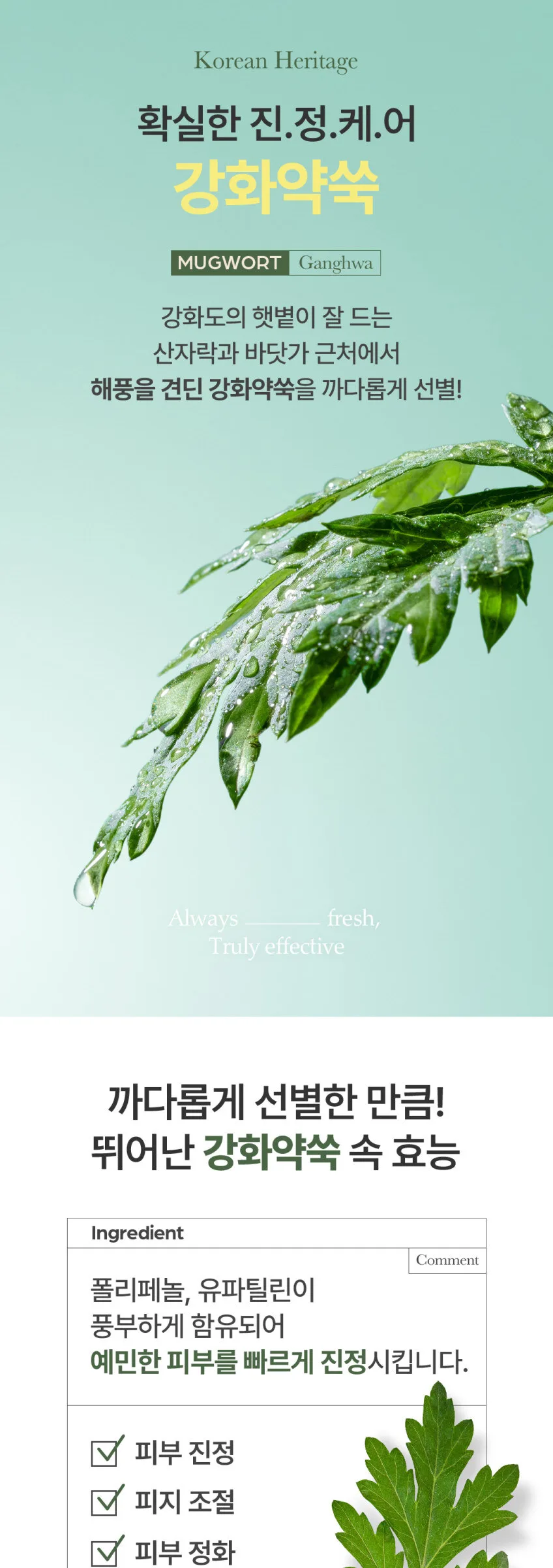 IM FROM Mugwort Essence 150ml – Renewal Detail
