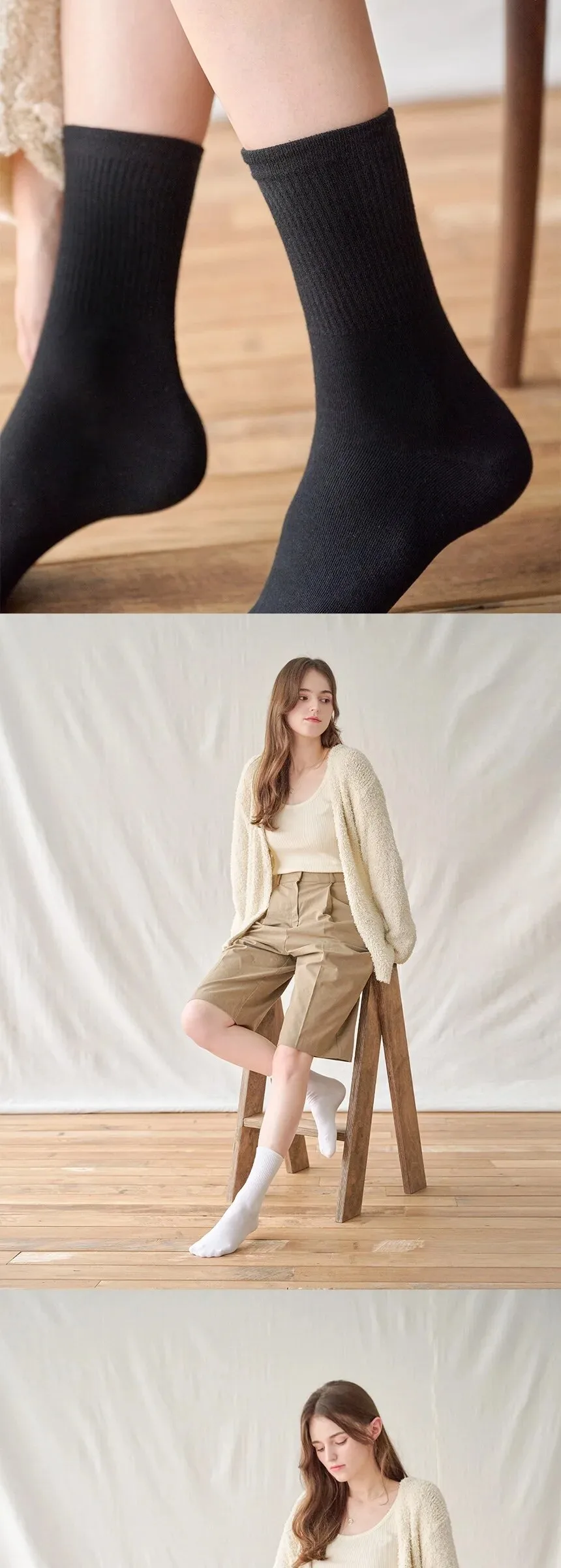 Lululela Weekly Banding Long Socks 6Pack Detail