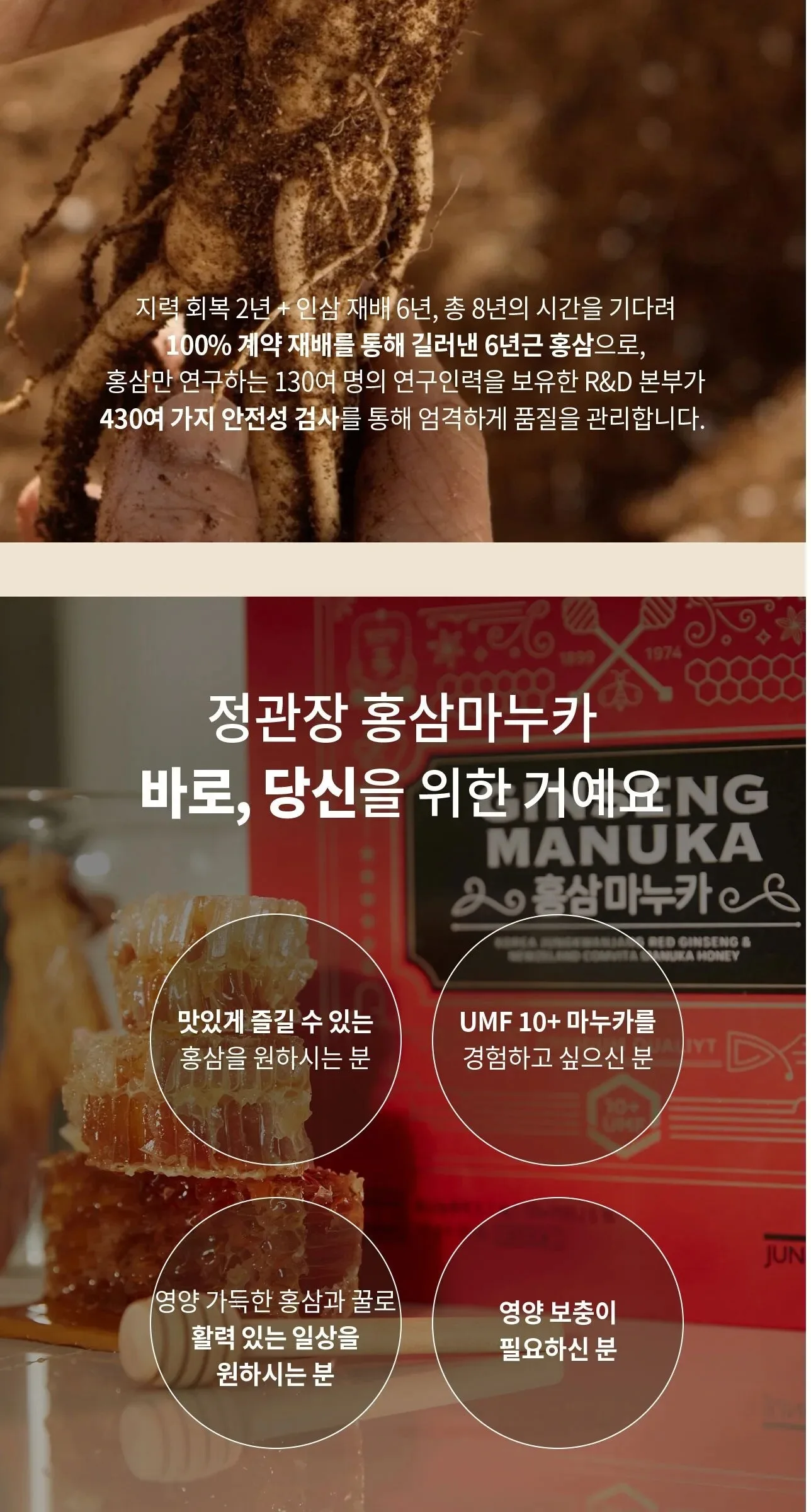 JUNG KWAN JANG Ginseng Manuka 15g*30pcs Detail