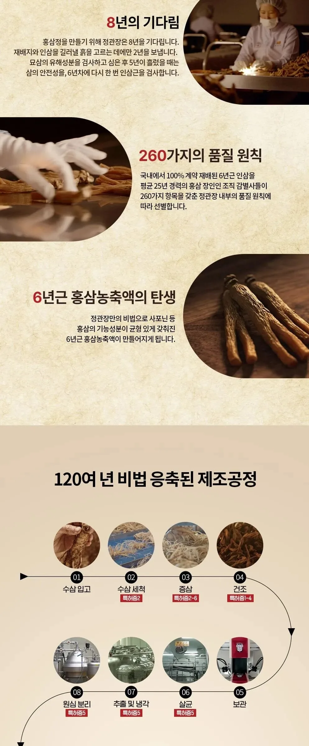 JUNG KWAN JANG HONGSAMJUNG Korean Red Ginseng Extract 240g Detail