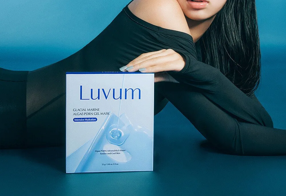 LUVUM Glacial Marine Water PDRN Gel Mask 33g 5 Sheets Detail