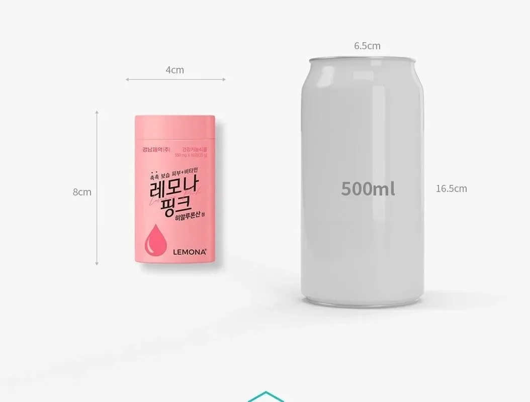 KYUNGNAM PHARM LEMONA Pink Hyaluronic Acid 60tablets Detail
