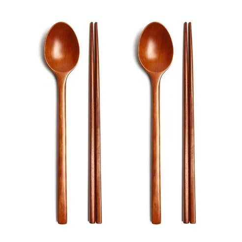 LEESHIN Gongbang Lacquered Wooden Spoon and Chopsticks Set – Min, with Case - Made in Korea