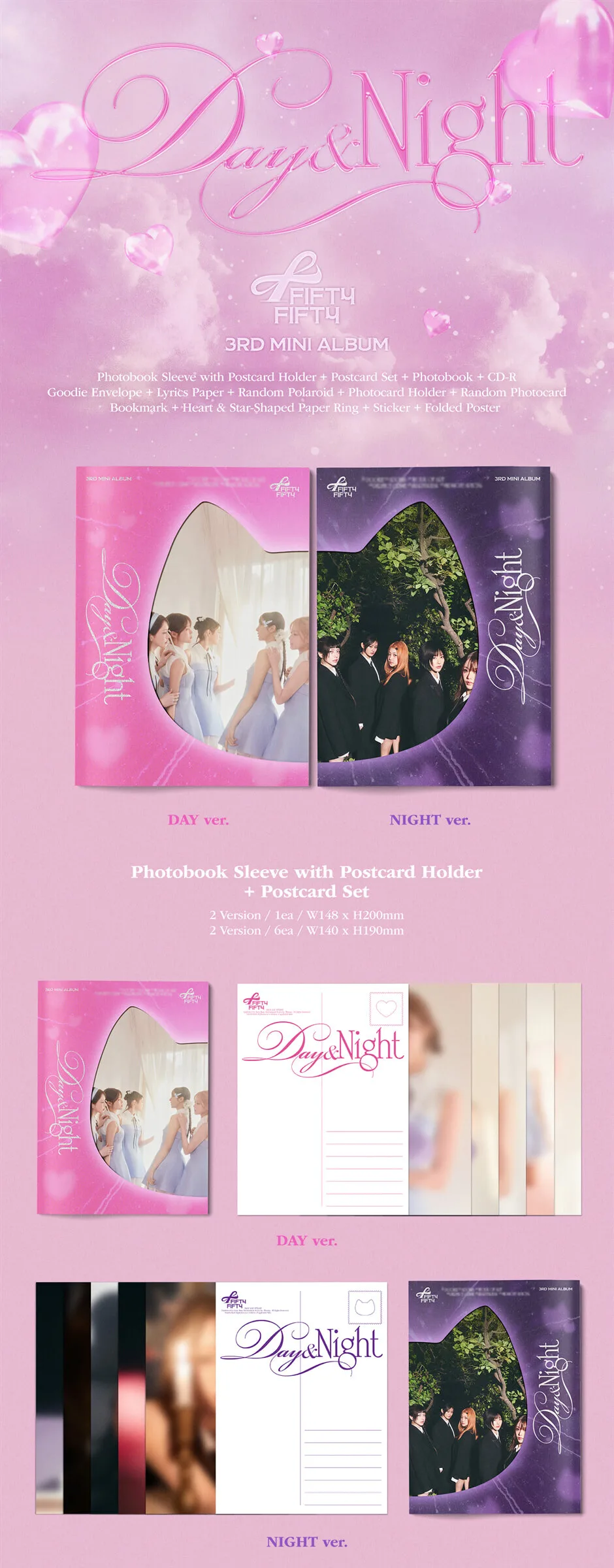 FIFTY FIFTY – 3rd Mini Album: Day & Night Detail