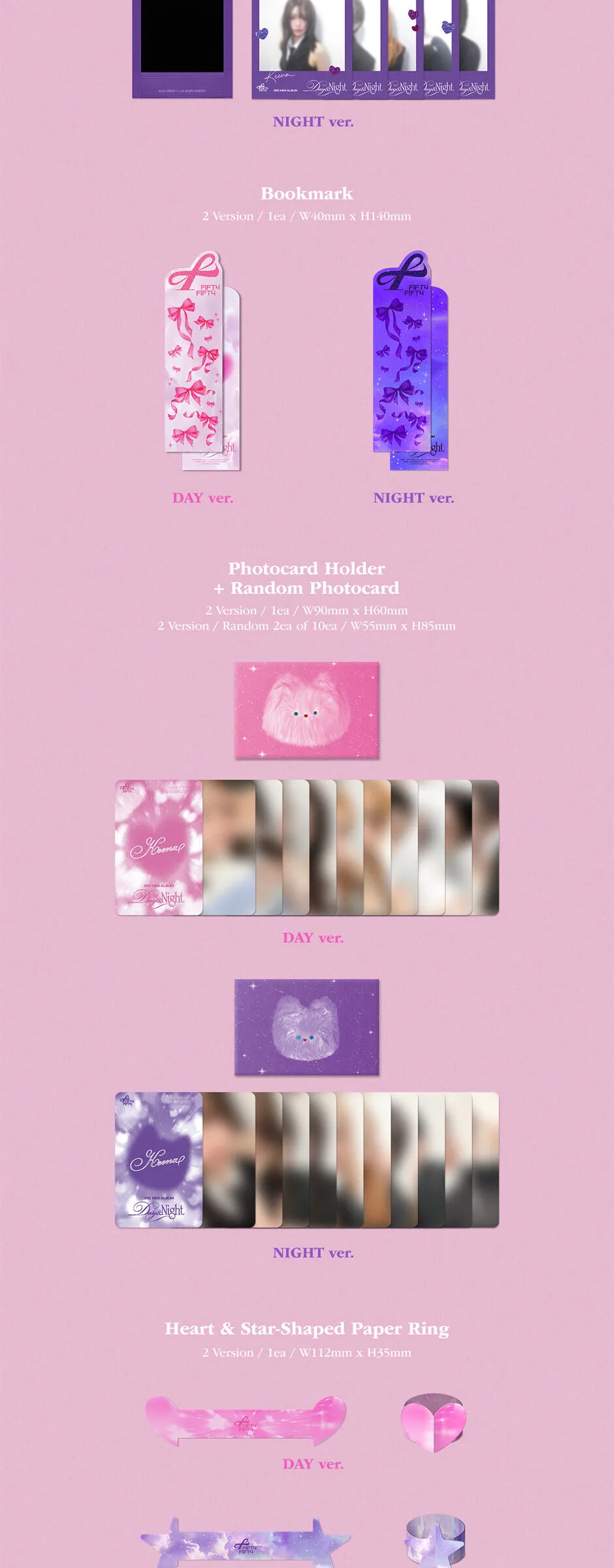 FIFTY FIFTY – 3rd Mini Album: Day & Night Detail