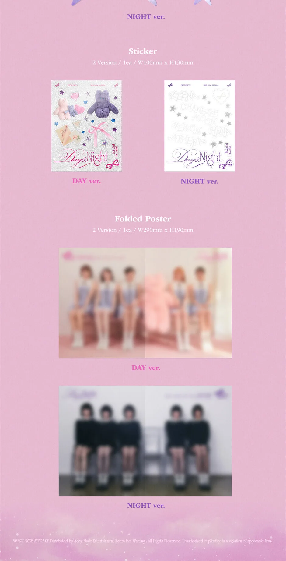 FIFTY FIFTY – 3rd Mini Album: Day & Night Detail