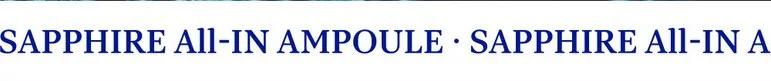 LUCINDE PDRN Sapphire All-In Ampoule 300ml Detail