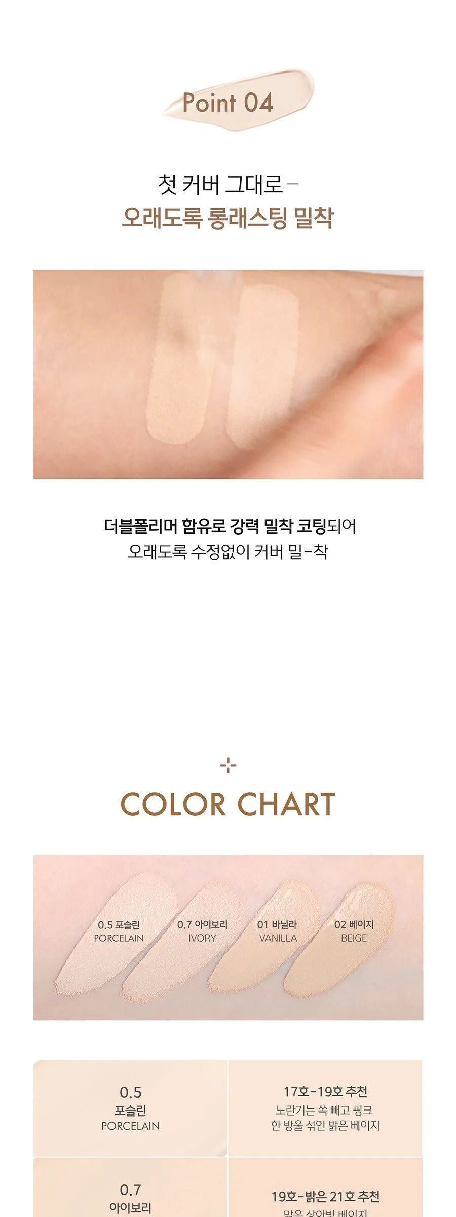 LUNA Long Lasting Tip Concealer Fixing Fit 7.5g Shade 1 Vanilla Detail