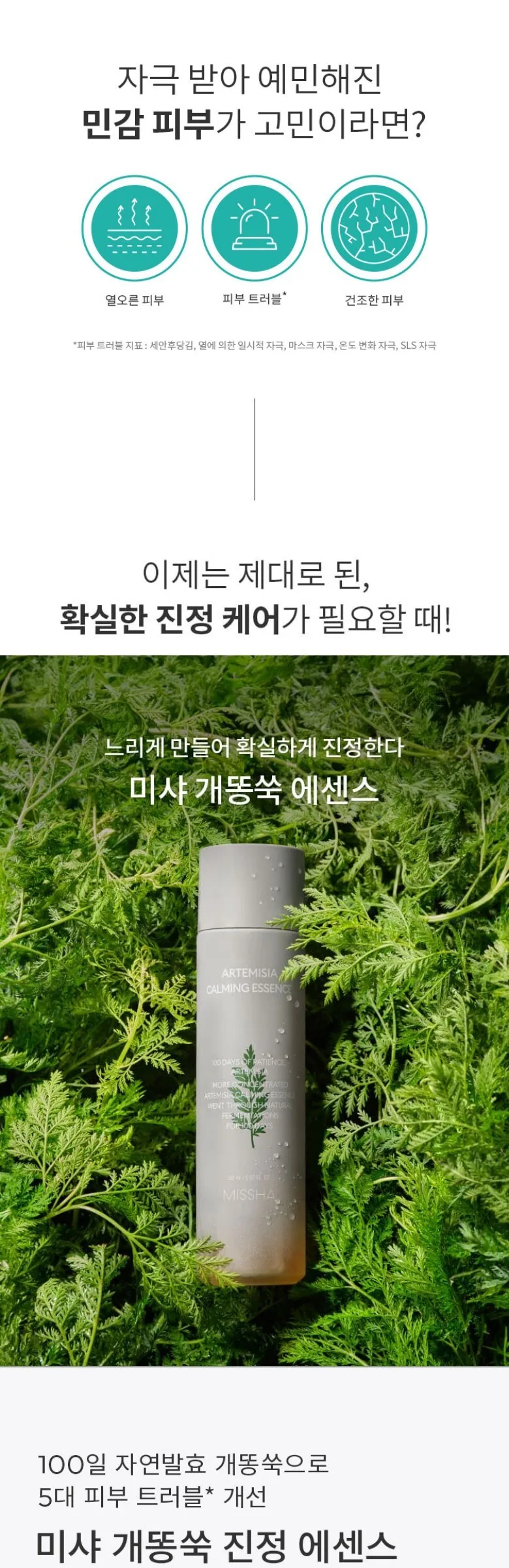 Missha Mugwort Soothing Essence 150ml, 1pc Detail