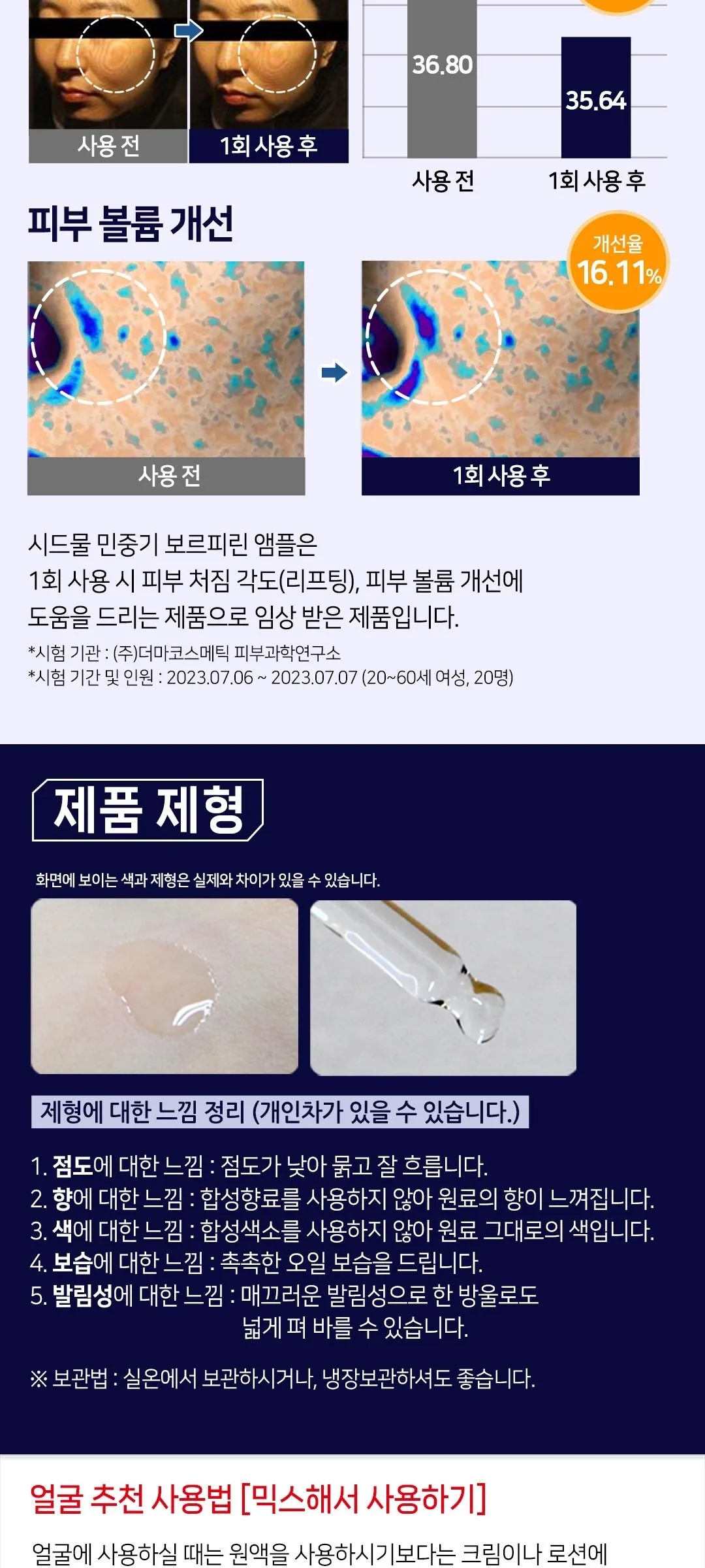 SIDMOOL MIN JUNG GI Volufiline Ampoule 30ml Detail