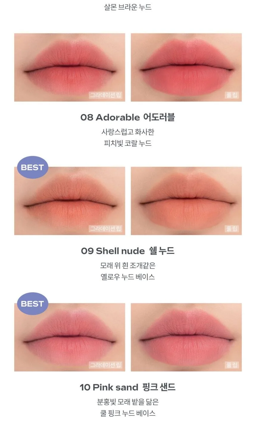 rom&nd Zero Matte Lipstick Renewal Detail
