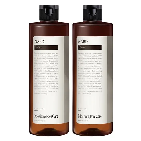 NARD Moisture Pore Care Toner 500ml x 2ea