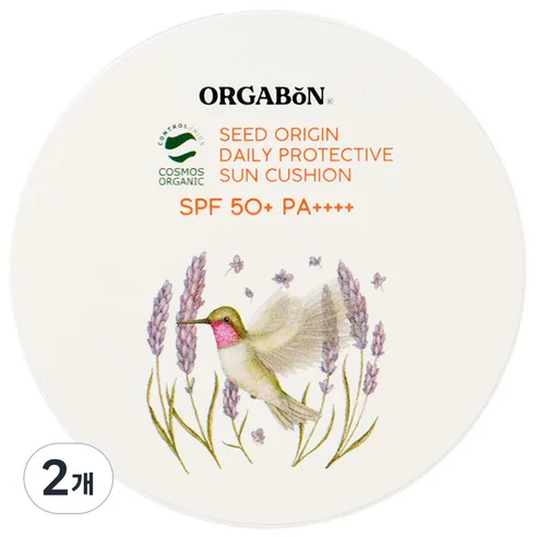 Ogabon Seed Origin Daily Protective Sun Cushion 15g x 2 Pack