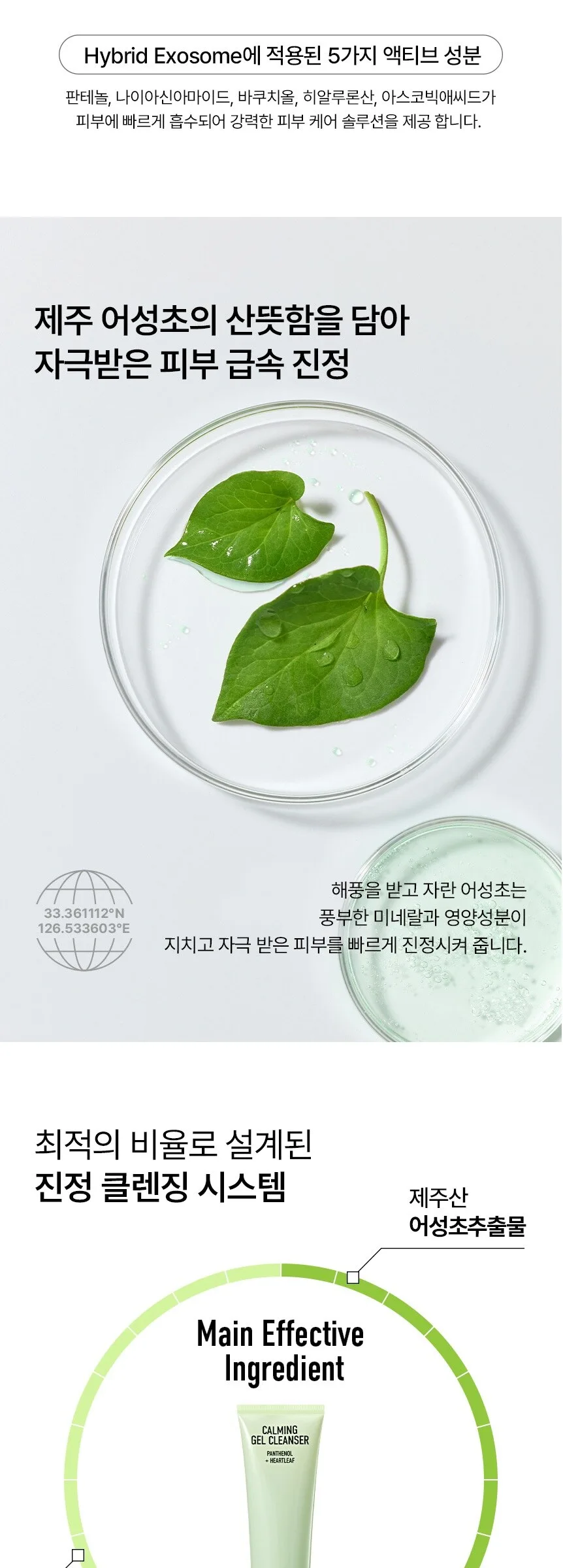 PARNELL Panthenol Heartleaf Calming Gel Cleanser 180ml Detail