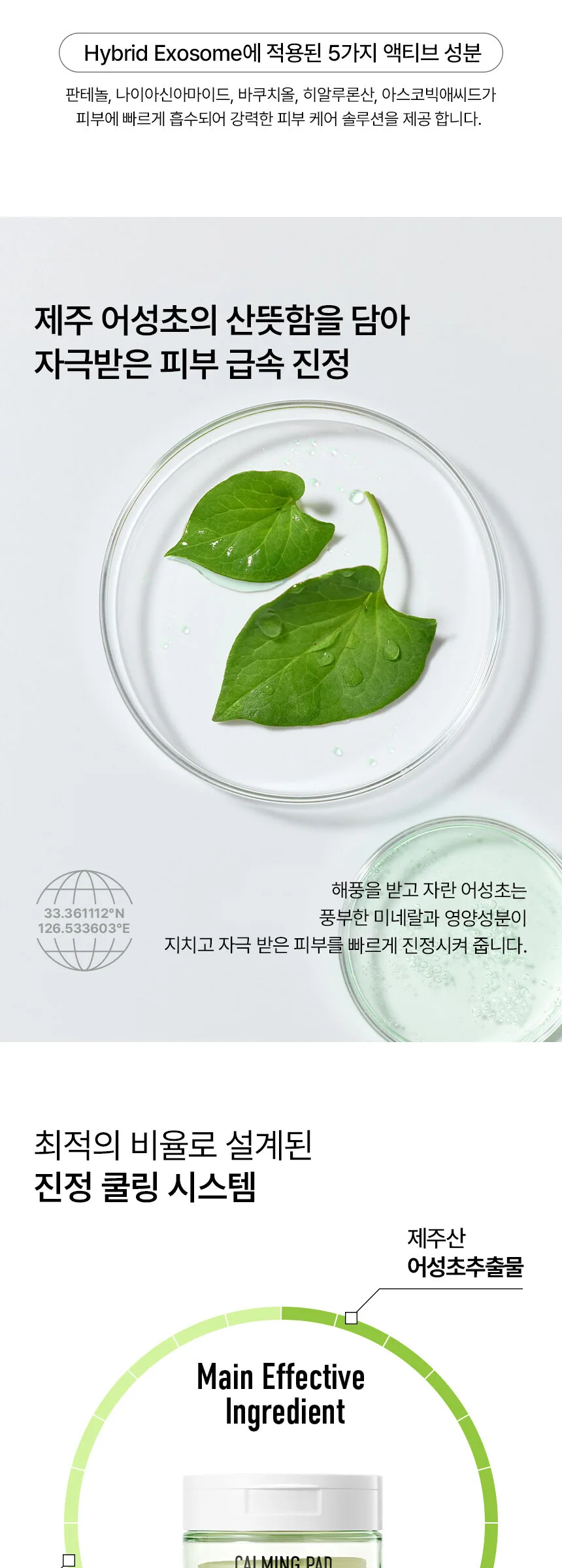 PARNELL  Panthenol Heartleaf Calming Pad 60pads Detail
