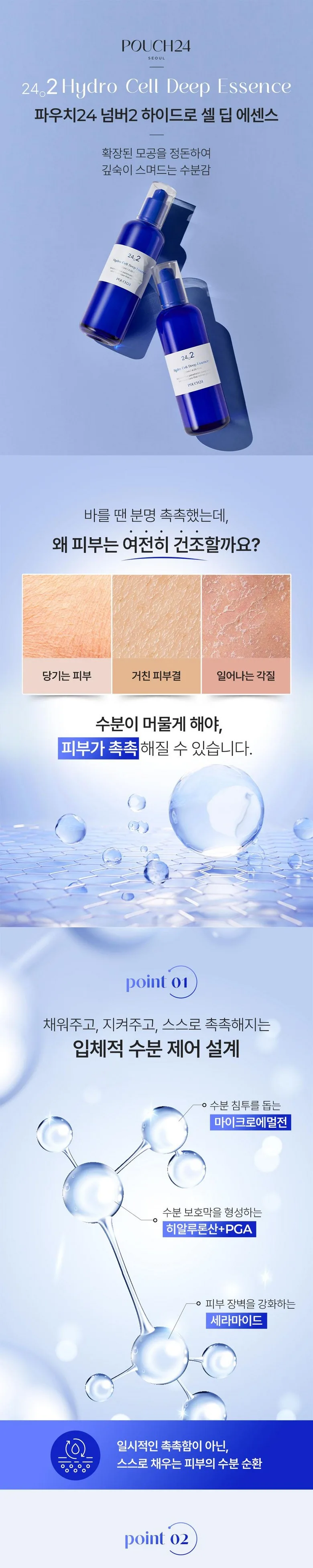 Pouch24 Number 2 Hydro Cell Deep Ha Ji-won Essence Detail