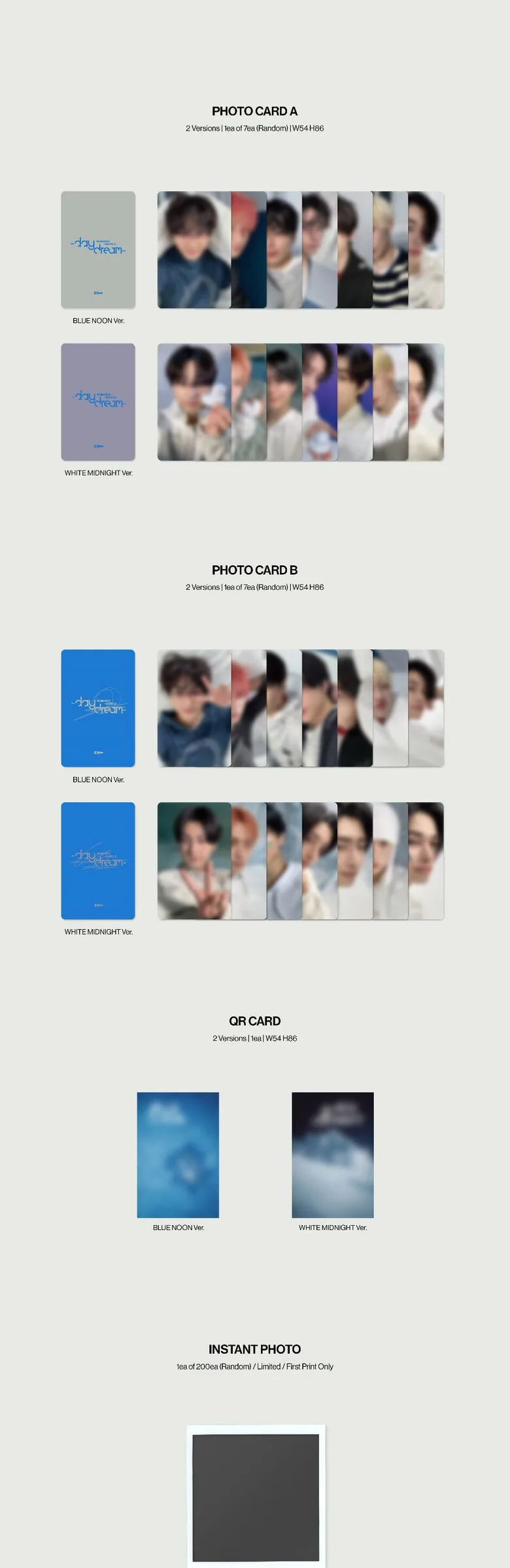 ENHYPEN – ROMANCE : UNTOLD -daydream-Set Detail
