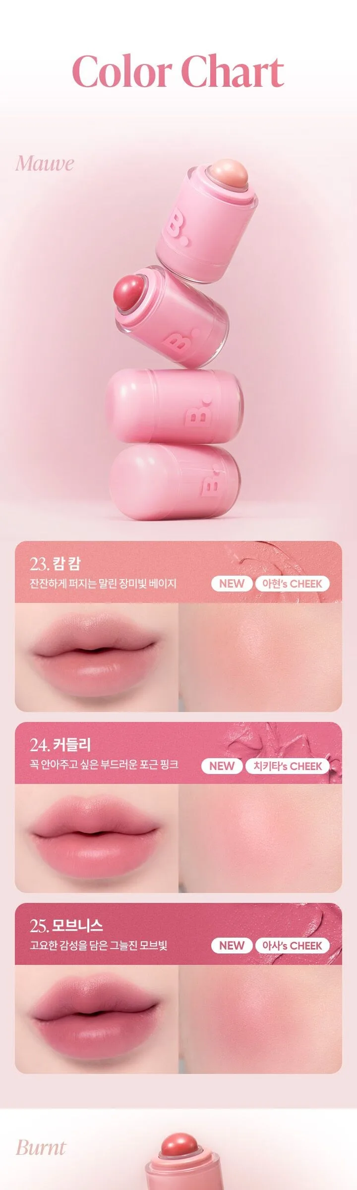 BANILA CO Romantic Blush Lip & Cheek 3.7g Detail