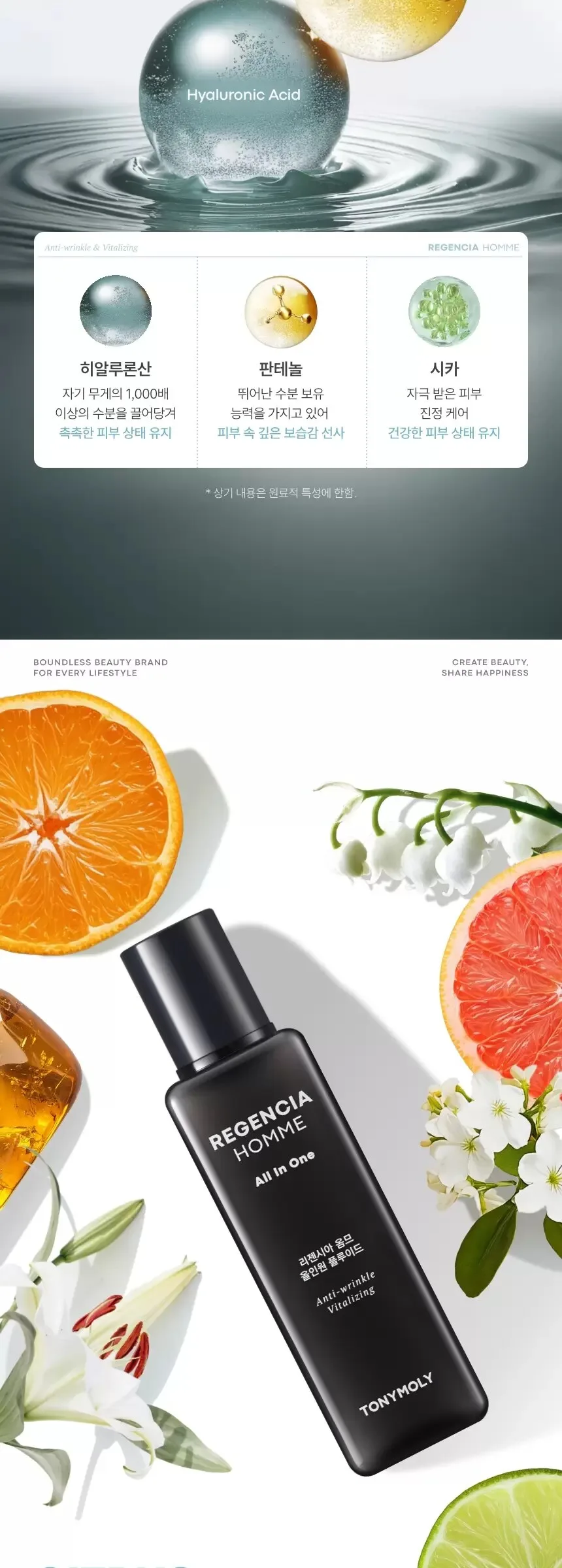 TONYMOLY Regencia Homme All-in-One Fluid 150 ml Detail