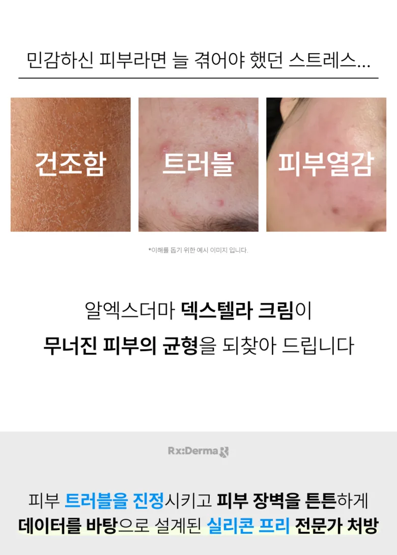 RX Derma Dexpanthenol Cica Cream 100ml - Non-comedogenic Repair Cream Detail