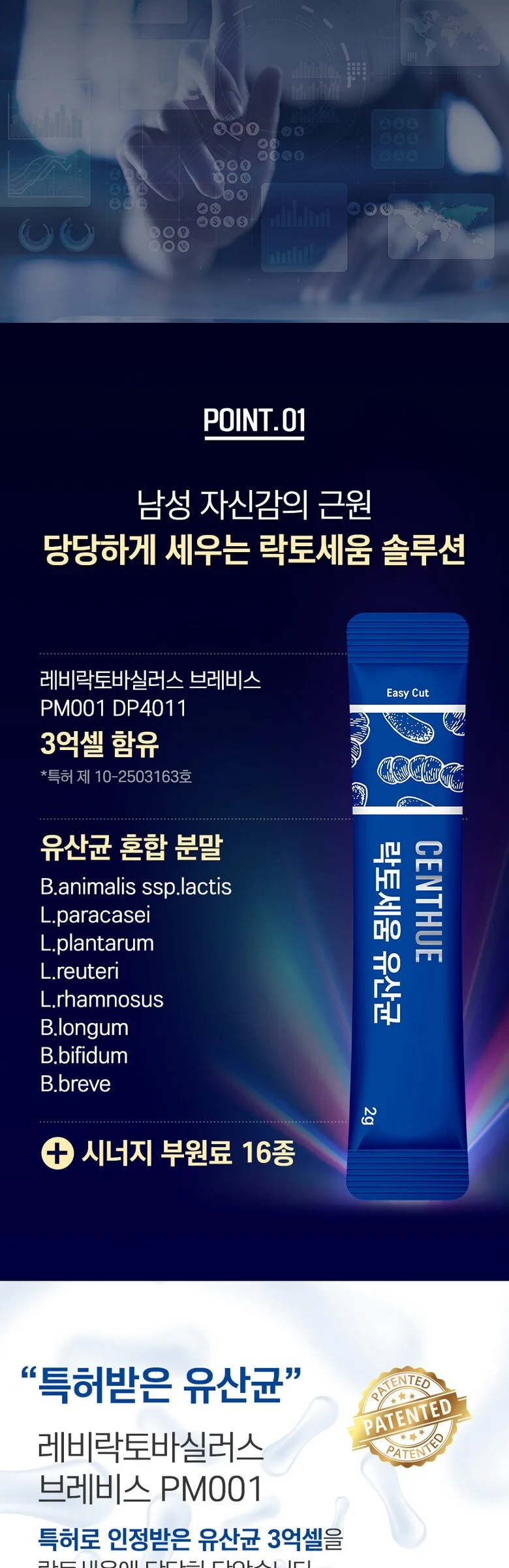 SENTHUE Lactoserum Prostate Probiotics 30 Sachets 1 Pack Detail