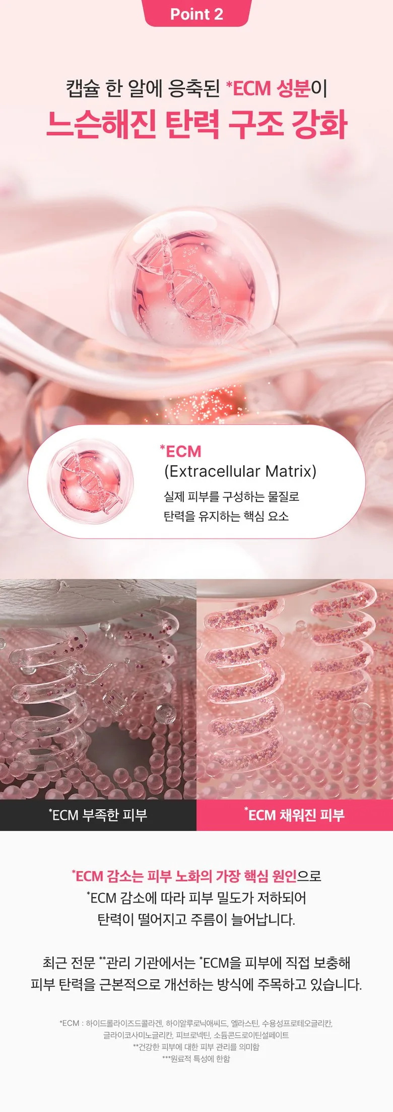 Seongbun Editor Pink PDRN Vitamin Glow Boosting Capsule Cream 50ml Detail