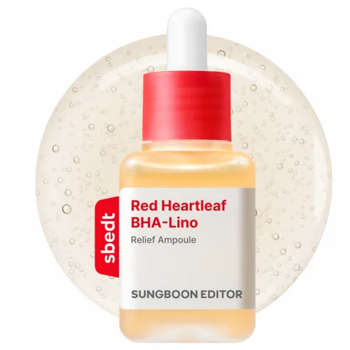 SUNGBOON EDITOR Red Heartleaf BHA-Lino Relief Ampoule 40ml