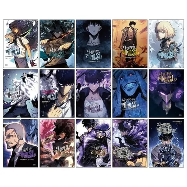Solo Leveling Comic Book Set Volumes 1-15