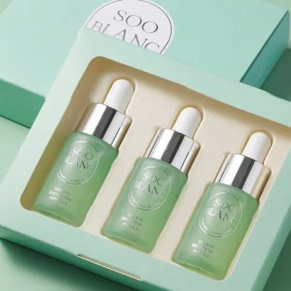 SOOBLANC Dreamy Brightening Ampoule 15ml*3pack - Niacinamide 5% Tranexamic Acid 5% Sea Buckthorn Water 79%
