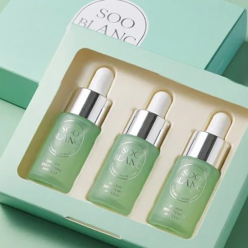SOOBLANC Dreamy Brightening Ampoule 15ml*3pack - Niacinamide 5% Tranexamic Acid 5% Sea Buckthorn Water 79%
