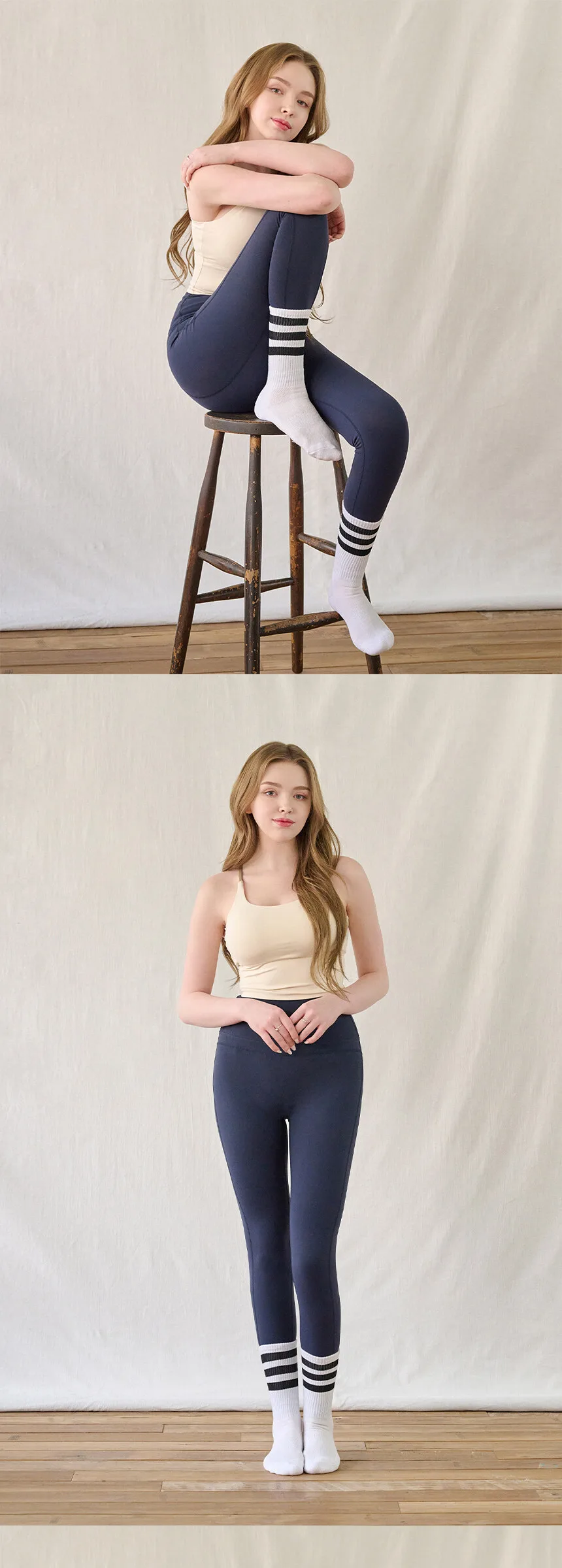 Lululela Samseon Cushion Sports Crew Socks 5pack Detail