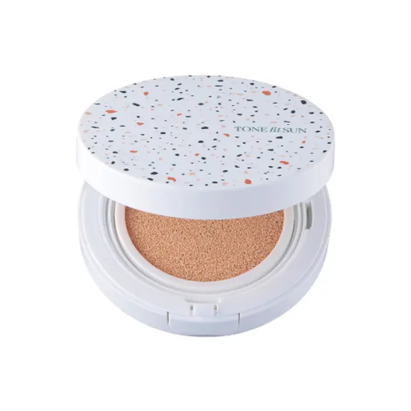 TONEfitSUN Vegan Tone-Up Sun Cushion 12g - Pink Beige