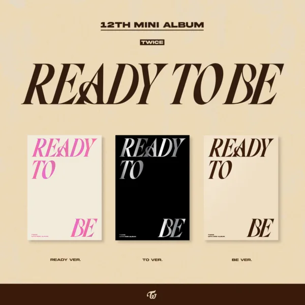 TWICE - Mini Album 12th READY TO BE (Random Version)
