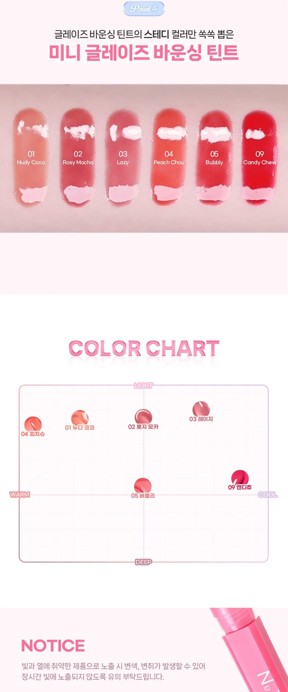 TwoAen Mini Glaze Bouncing Tint 03 Razy - 1pc (Mini Lip Tint, Shade 03 Razy) Detail