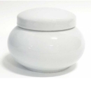White Porcelain Moon Jar 300g – Traditional Ceramic Storage Jar for Gyeongokgo, Honey, Salt, Doenjang & Gochujang