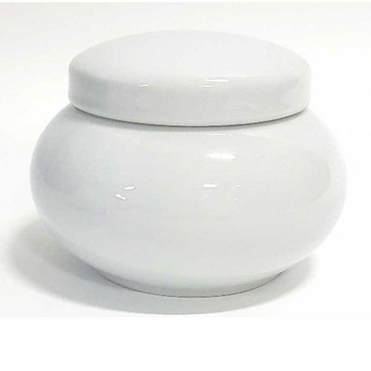 White Porcelain Moon Jar 300g – Traditional Ceramic Storage Jar for Gyeongokgo, Honey, Salt, Doenjang & Gochujang