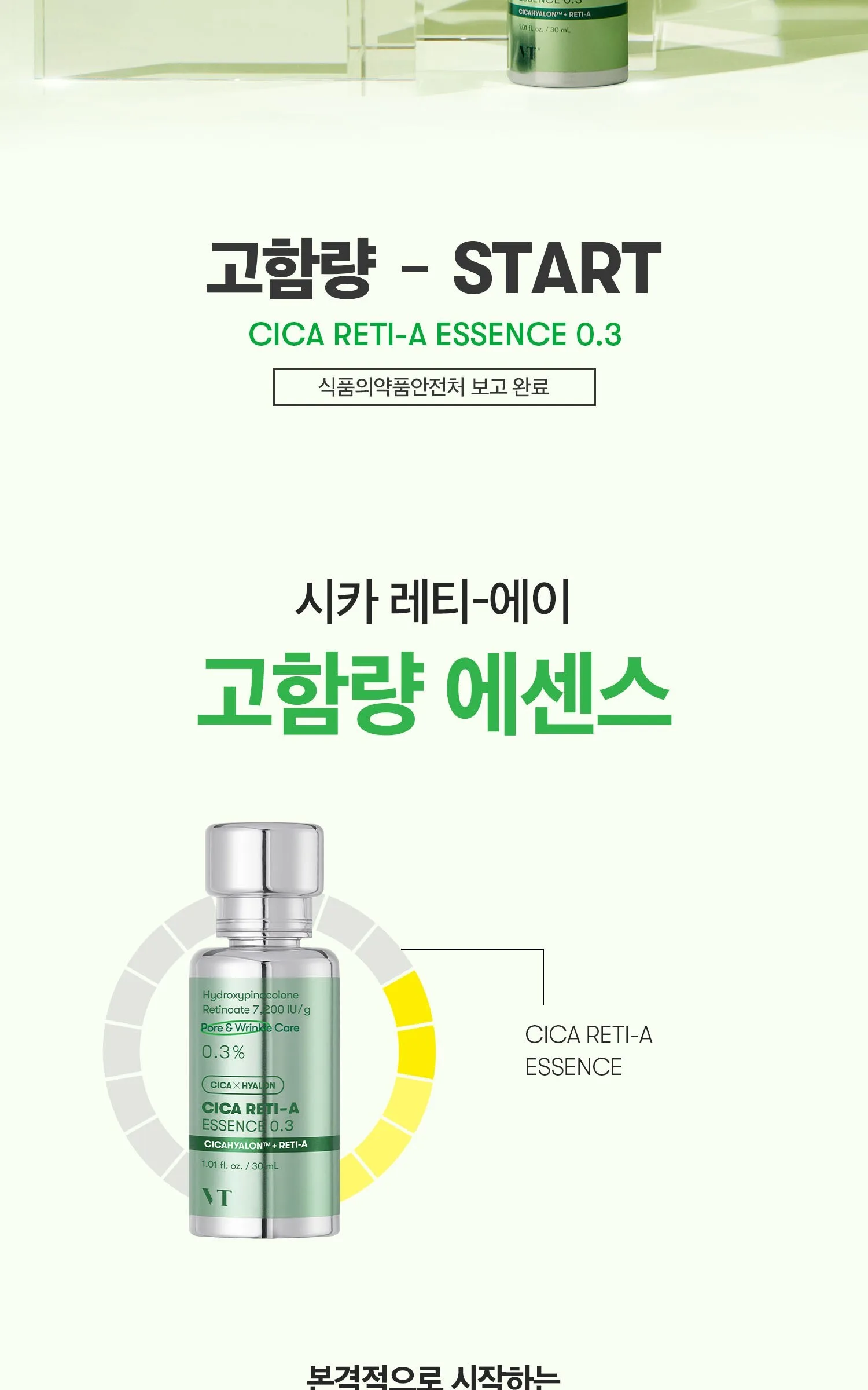 VT COSMETIC Cica Reti A Essence 0.3 30ml x2 - VT COSMETIC Detail