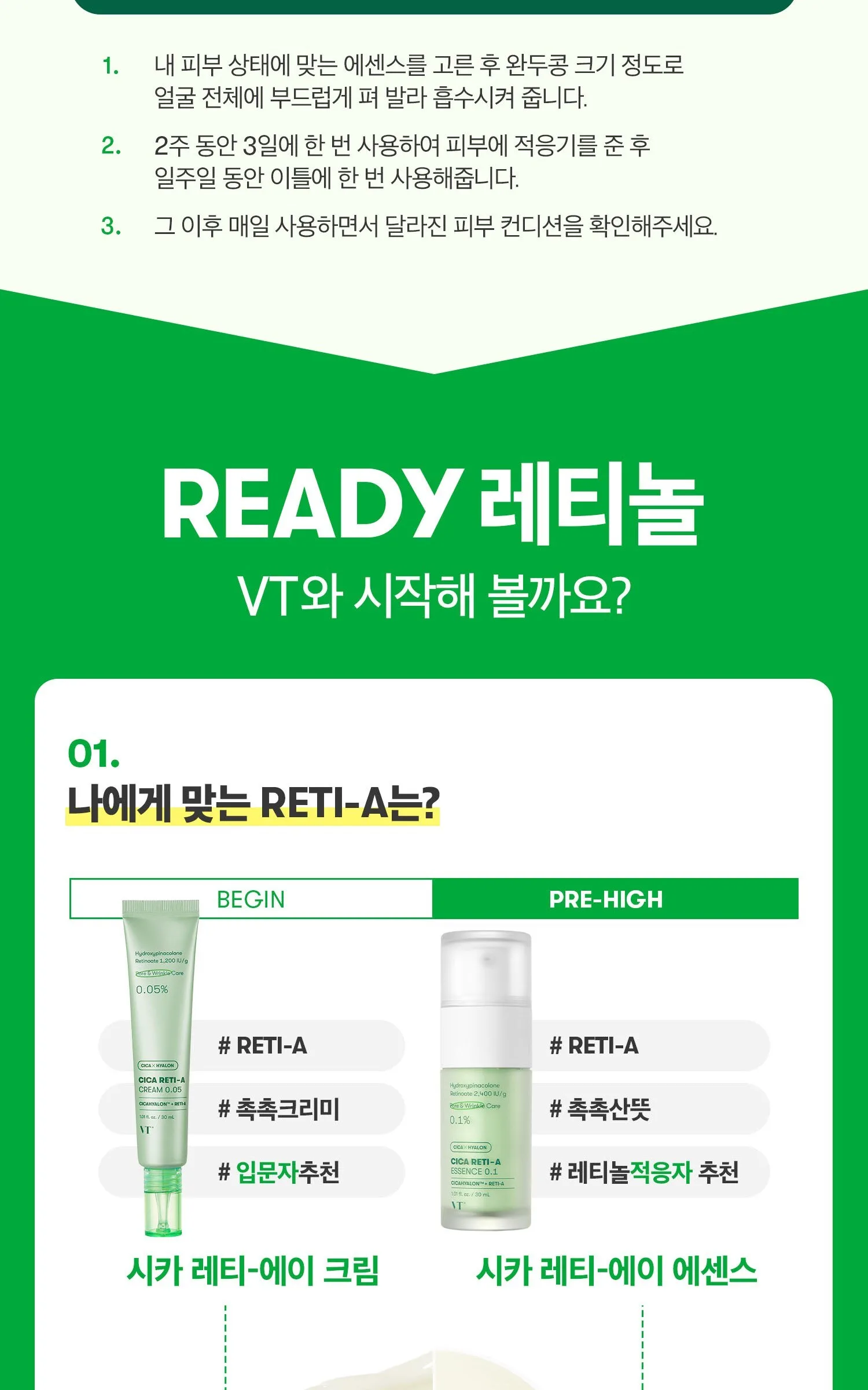 VT COSMETIC Cica Reti A Essence 0.3 30ml x2 - VT COSMETIC Detail