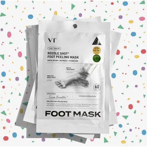 VT Cosmetics Reedle Shot Foot Peeling Mask 1pair x 3ea - Image 6