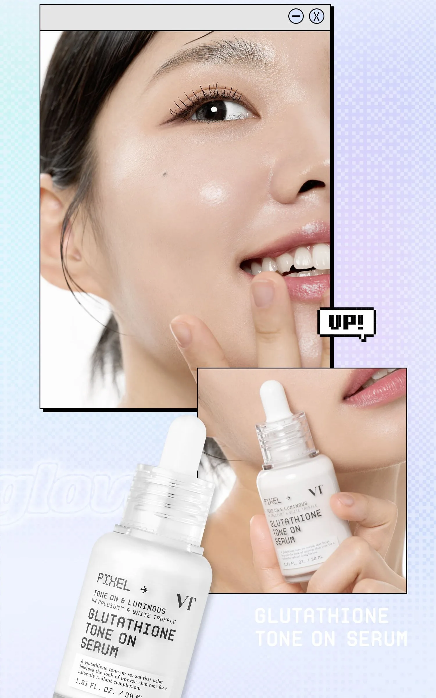 VT COSMETIC PIXEL Glutathione Tone On Serum 30ml Detail
