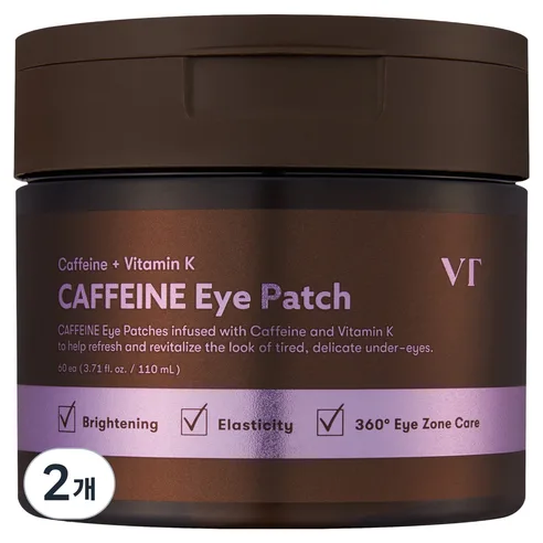 VT Cosmetics Caffeine Eye Patch 110ml 60 Pieces x 2ea