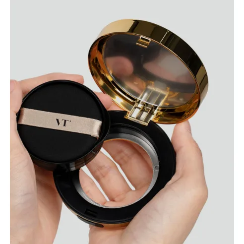 VT COSMETICS Essence Skin Foundation Pact 12g SPF 50+ PA+++ 21 Light Beige - Image 4